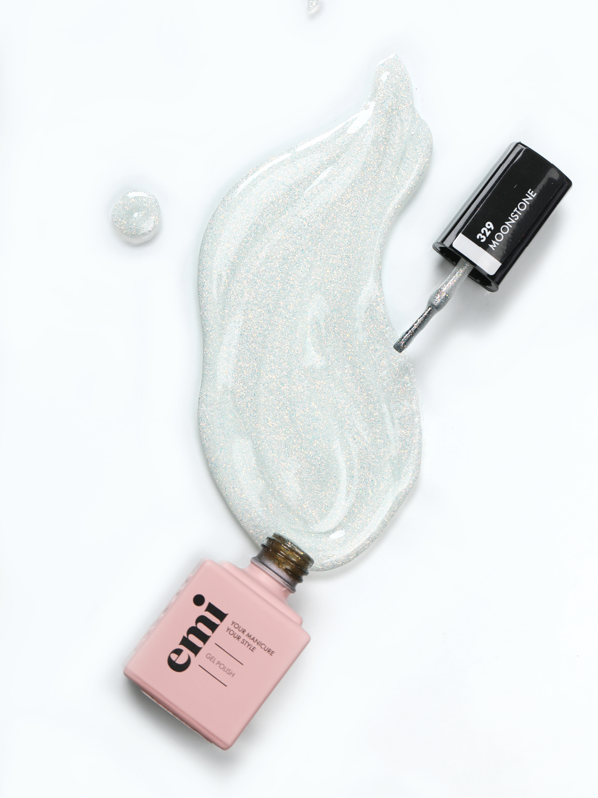E.MiLac NY Moonstone #329, 9 ml.