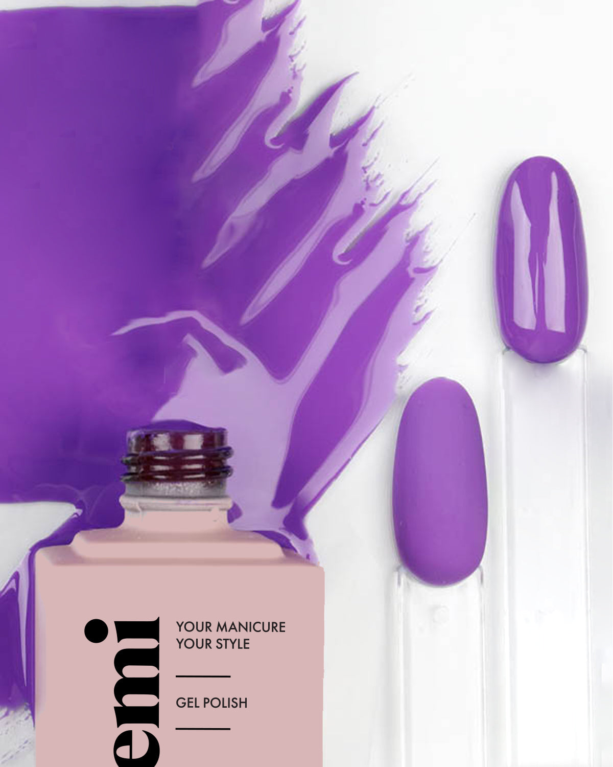 E.MiLac Purple Glow #027, 9 ml.